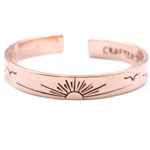 Inspirasjons Armbånd - Kobber Snrise, Galaxy, Stars, Earth