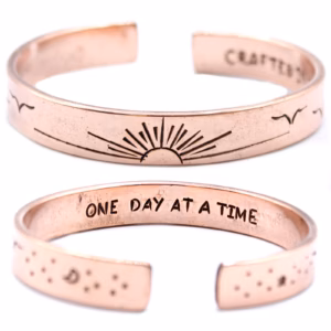 Inspirasjons Armbånd - Kobber Snrise, Galaxy, Stars, Earth