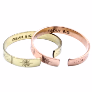 Inspirasjons Armbånd - Kobber Snrise, Galaxy, Stars, Earth