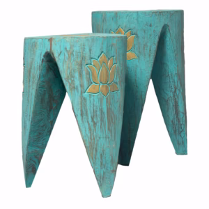 Interlocking Bord/krakk 2 Stk. - Turkis - Stor