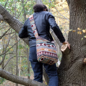 Sac Jacquard - Chocolat - Grand