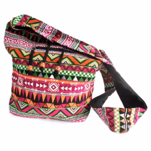 Sac Jacquard - Rose - Grand