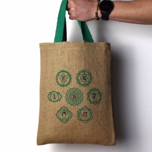 Totepose I Jute - Mystisk Design - 7 Chakraer