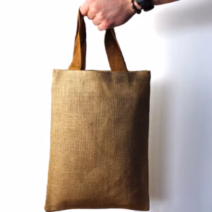 Jute Bolsa Tote - Morado Colour Handle