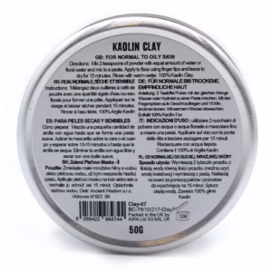 Masques Visage - Argile 50g
