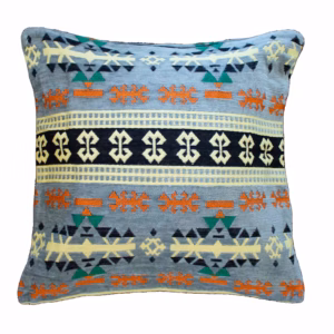 Kilim Kussenhoes - Antraciet