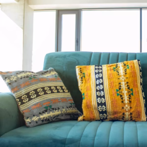 Kilim Kussenhoes - Groen