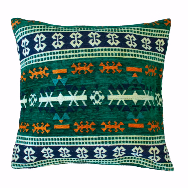 Kilim Kussenhoes - Groen