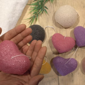 6x Natuurlijke Japanse Konjac Spons - Lavendel