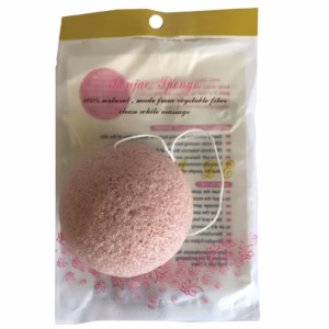 Natuurlijke Japanse Konjac Spons - Roze