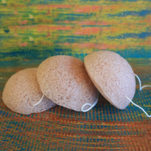 Natuurlijke Japanse Konjac Spons - Roze