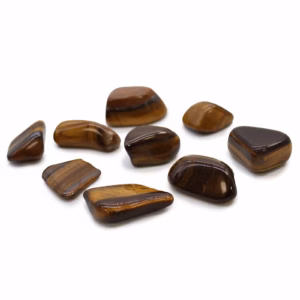 Tumble Stones - Tiger Eye - Gold - Large - 24pcs
