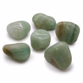 African Tumble Stones - Aventurine - Large - 6pcs