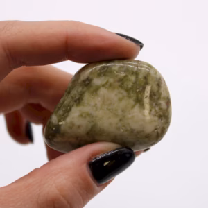 Store Afrikanske Sten - Epidote Snowflake - 6stk.