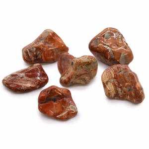African Tumble Stones - Light Jasper - Brecciated - Large - 6pcs