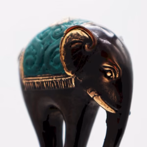 Ljus- och Rökelsehållare - Elefant - Stor