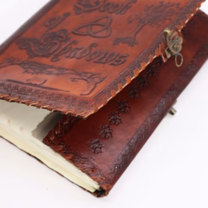 Buch der Schatten - Dunkelbraun - 200 Seiten mit Büttenrand - Groß