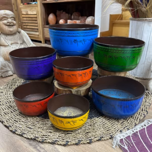 Set Grande de 7 Cuencos Tibetanos - Chakras (19.5 - )