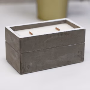 Concrete Soy Candle - Spiced South Sea Lime - Large
