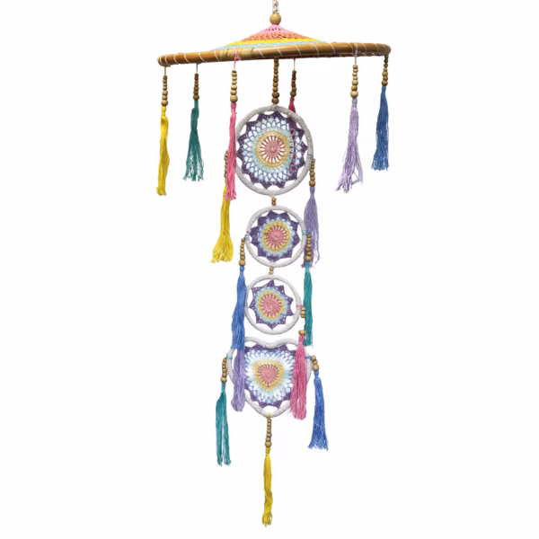 Drama Dreancatcher - Pastal Rainbow - Large