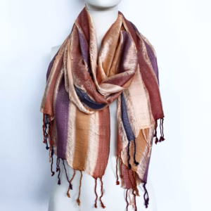Indische Boho - Schals - Zufällige Grüntöne - Groß