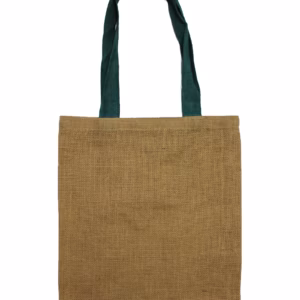 Jute Sacs Cabas - Green Colour Handle - Grand