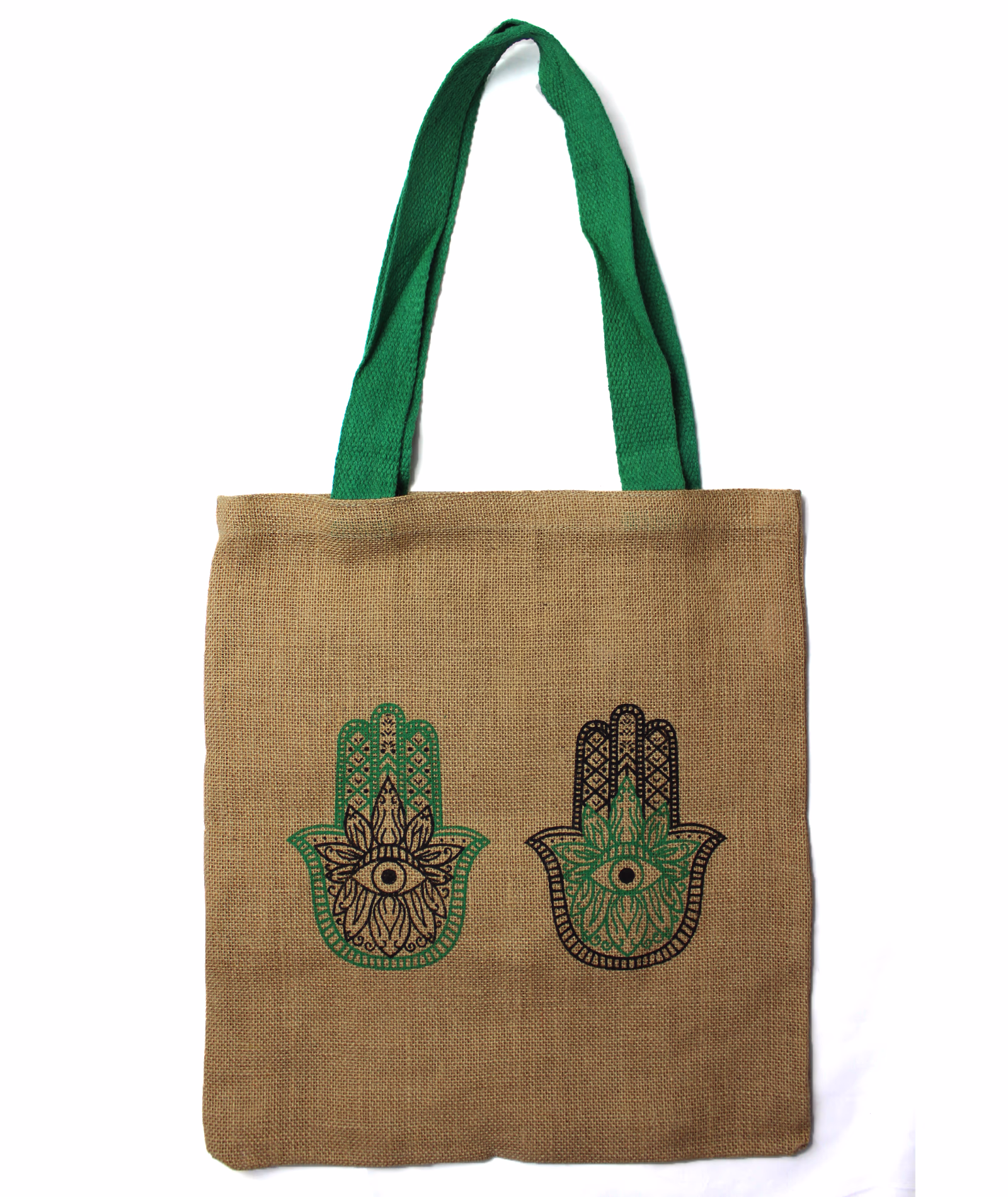 Totebag i Jute - Mystic Designs - Mandala Elephant - Stor 3 Totebag I Jute - Mystic Designs - Mandala Elephant - Stor