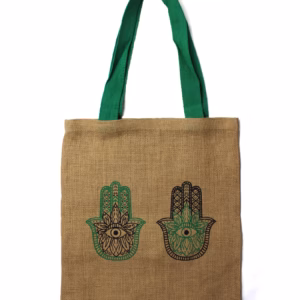 Jute Draagtas - Mystic Designs - Money Cat - Groot