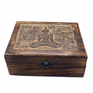 Houten Bewaardoos - Boeddha - Groot