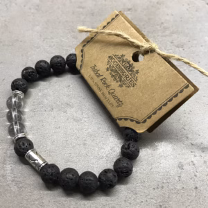 Pulseras de Piedra de Lava - Pescado - Amatista