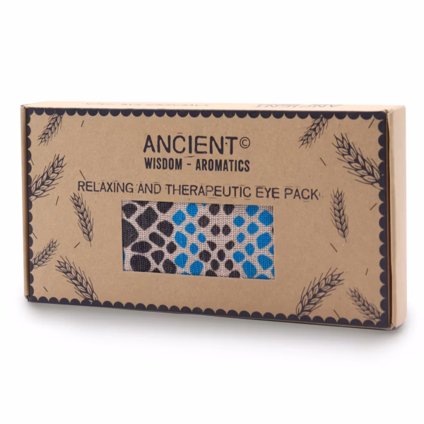Augenkissen in Geschenkbox - Blaue Viper