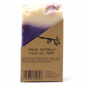 Sæbe med Ren Olivenolie og Lavendel - 120g