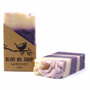 Sæbe med Ren Olivenolie og Lavendel - 120g