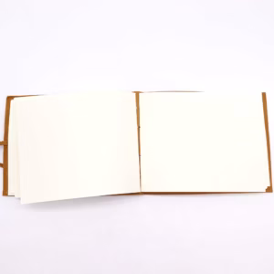 Carnet de Croquis en Cuir Arbre d'Or - 144 Pages - 18x23cm
