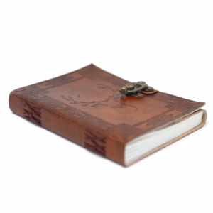 Notitieboek - Leer - Hert - 20x15cm