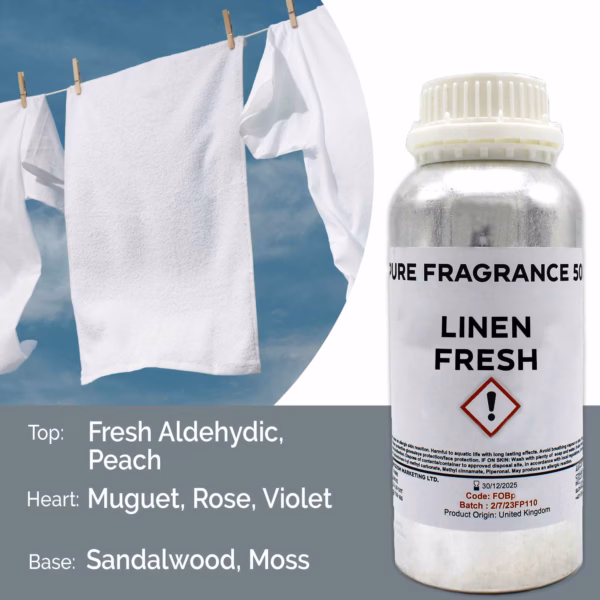 Linen Fresh Ren Duftolie - 500ml