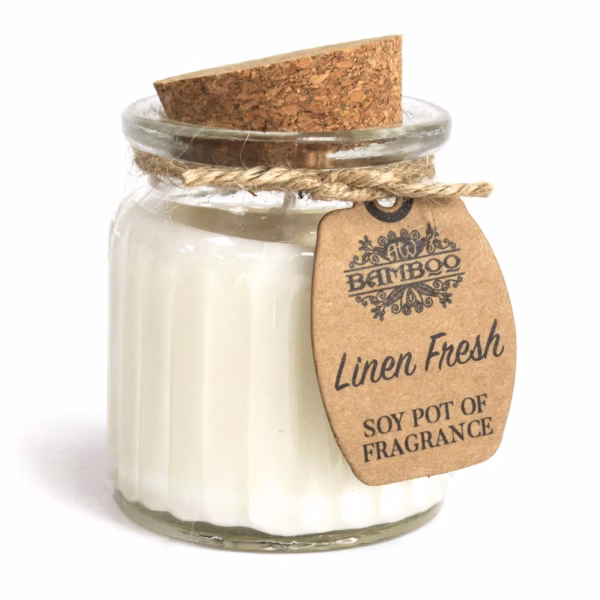Linen Fresh Soy Pot Duftlys