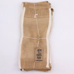 Vasket Jutepose - 35x15cm