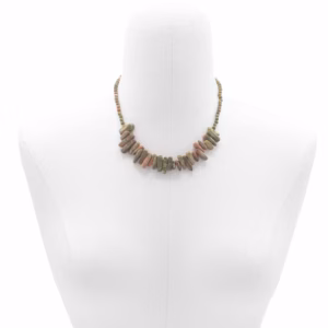 Collier de Pierres Fines - Unakite
