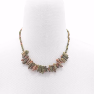 Collier de Pierres Fines - Unakite
