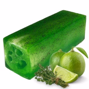 Tranche de Savon Luffah 115g - Lime & Tyme Toughy