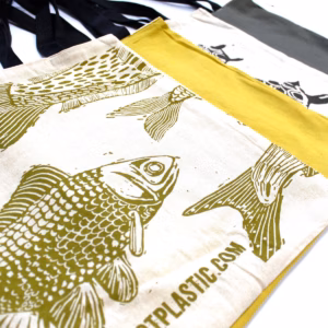 Gd Sacs Coton Naturel Réversibles - 2 Mod.