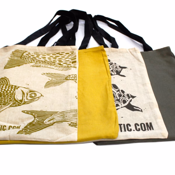Bolsa de Algodón Reversible Lrg 2x4oz 38x42cm - (2 Diseños)