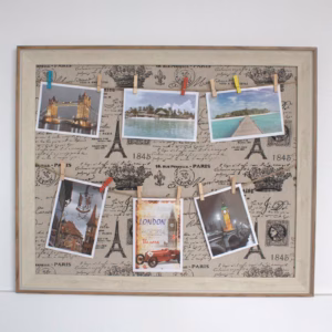 Diy Fotorammer med Pinner - Paris - Stor