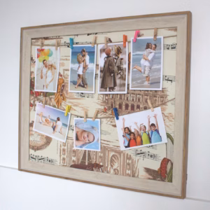 DIY Fotoram med Klämmor - Paris - Stor