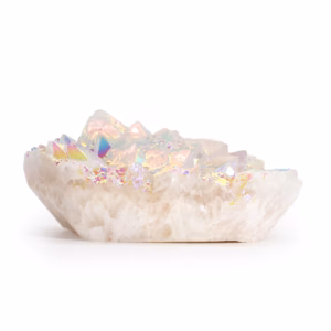 Naturlig Kvarts - Aura Angel Quartz (ca. 300 - 450gm 8 - 15cm) - Stor