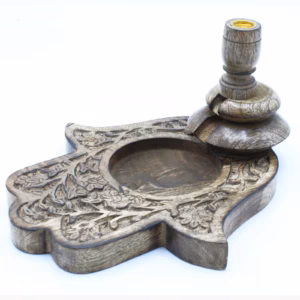 Brûleur à Reflux en Bois de Manguier - Hamsa - Grand