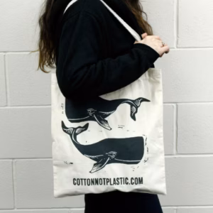Gd Sacs Coton Naturel 170g 38x42cm - Baleines