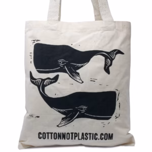 Gd Sacs Coton Naturel 170g 38x42cm - Baleines