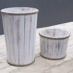 Nautical Display Tub - Hvidwash - Stor